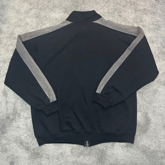 Harley Davidson Zip Up Sweatshirt Mens Large Black 2008 Motosports GP Quebec - Picture 10 of 13